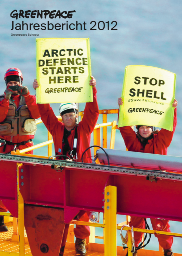 Greenpeace Schweiz Jahresbericht 2012