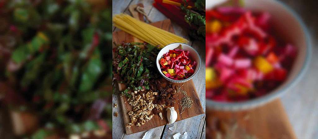 Recettes pour le climat: Pâtes aux côtes de bettes