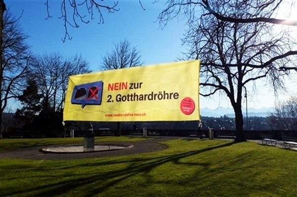 2e tube au Gothard: le référendum reçoit un large soutien