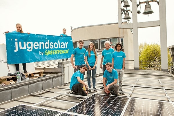 Sonnenenergie vom Kirchendach