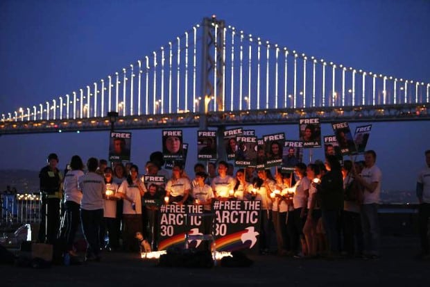 Mobilisation pour les "30 de l'Arctique" Mobilisation pour les "30 de l'Arctique"