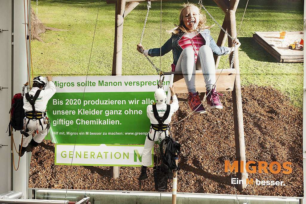 Communiqué de presse: Detox! Les textiles de la Migros contiennent des polluants