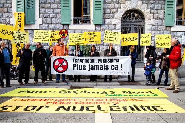 Rassemblement solidaire pour les deux ans de Fukushima
