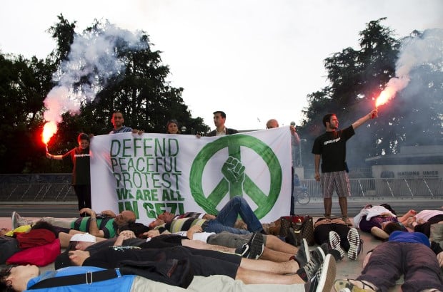 Greenpeace est solidaire avec les manifestants en Turquie Greenpeace est solidaire avec les manifestants en Turquie