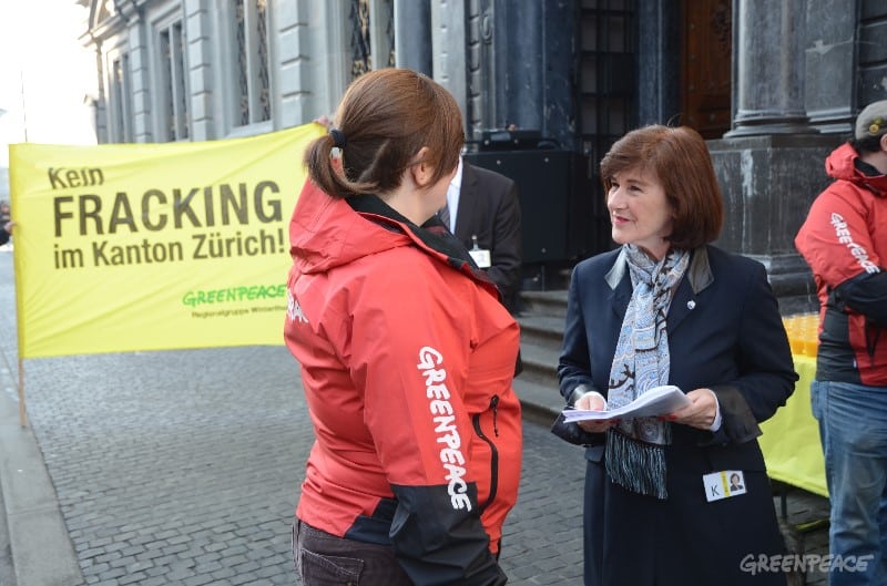 Über 2000 Stimmen gegen Fracking im Kanton Zürich