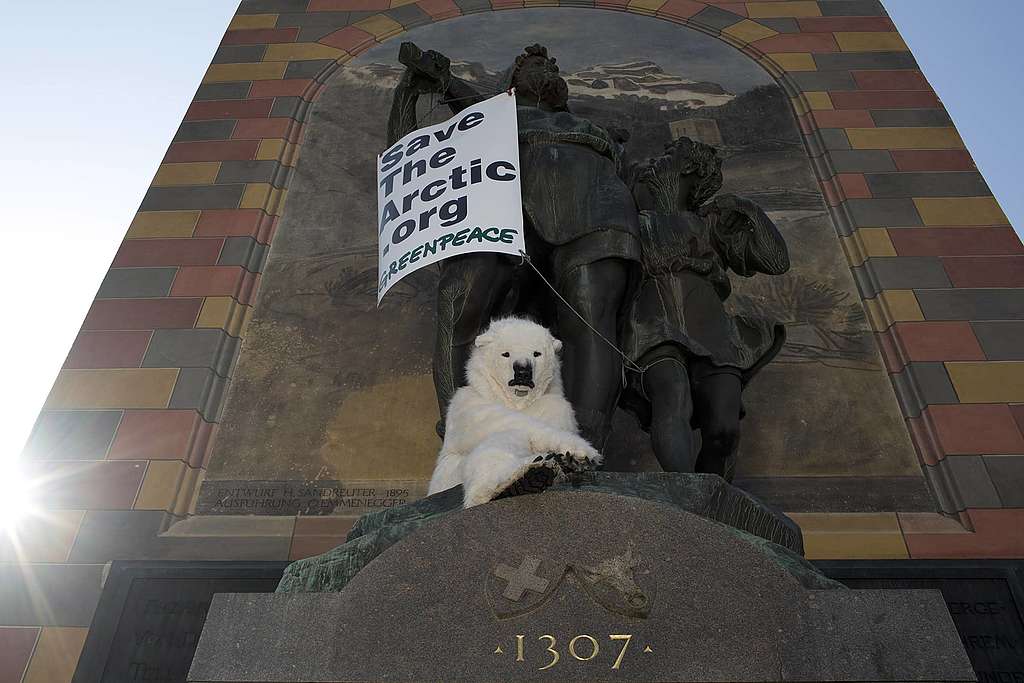 Eisbär probt mit Wilhelm Tell den Aufstand – Hände weg von der Arktis