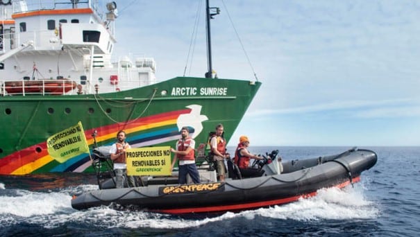 Greenpeace eilt Kanaren zu Hilfe / Petition gegen Ölbohrungen