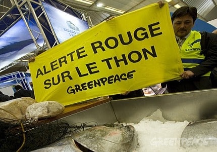 Greenpeace s&rsquo;invite à la European Seafood Exposition