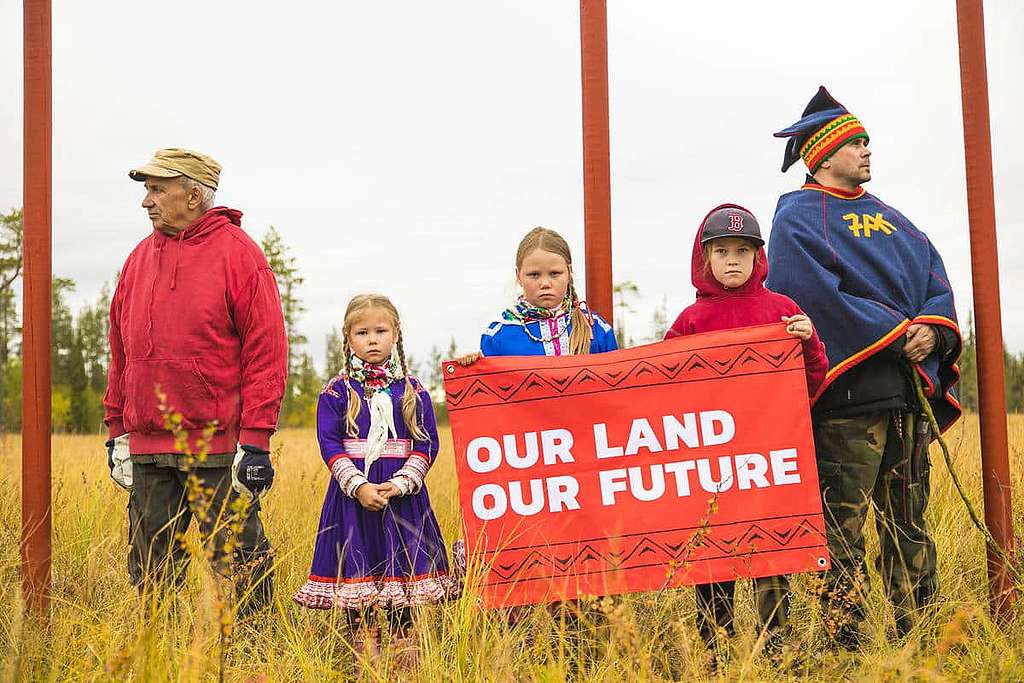 La ligne rouge: solidarité avec le peuple Sami