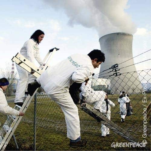 Greenpeace against AKW