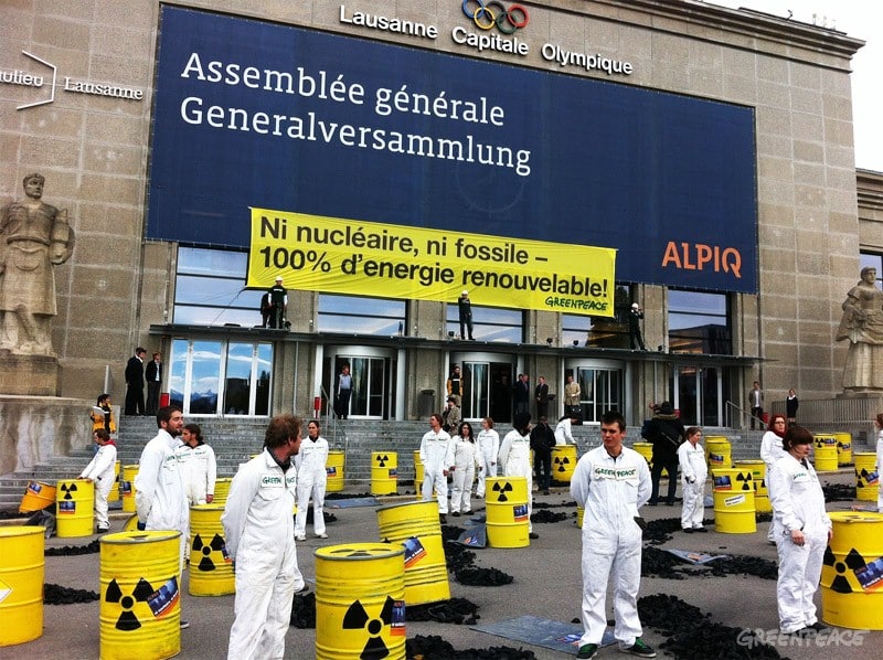 Action à Lausanne: Alpiq doit se passer des énergies sales