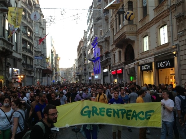 Manifestations en Turquie: Greenpeace vient en aide aux militants d’Occupy Gezi
