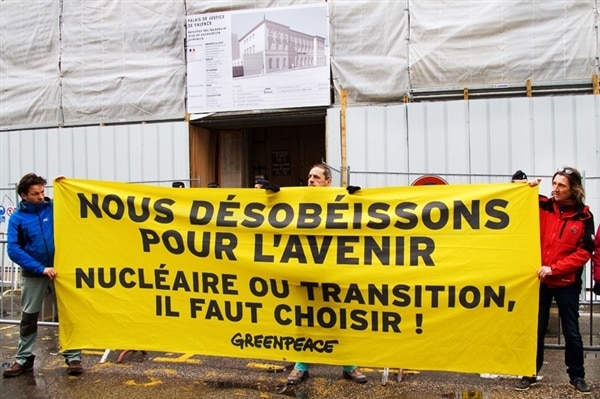 Tricastin: peines de prison requises contre les militants Greenpeace