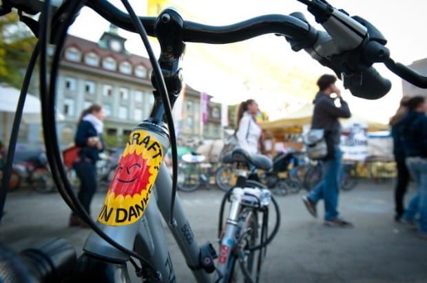 Menschenkette gegen Atom