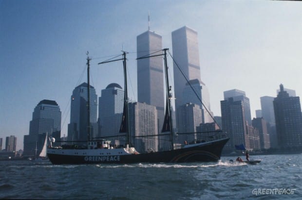 Rainbow Warrior in New York.
