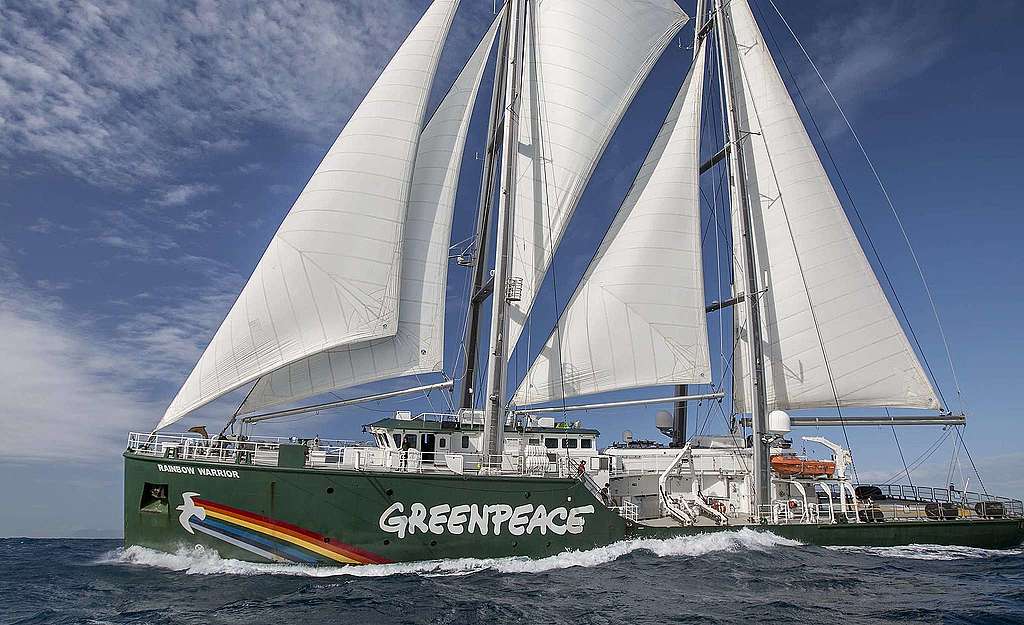 Greenpeace-Schiff Rainbow Warrior II