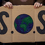 Young people demonstrate against climate change to ask the political and business class to take urgent action. The demonstration is part of the movement known as Fridays for Future, inspired by the Swedish teenager Greta Thunberg.