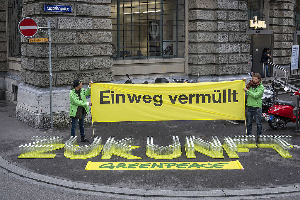 Einweg vermüllt die Zukunft