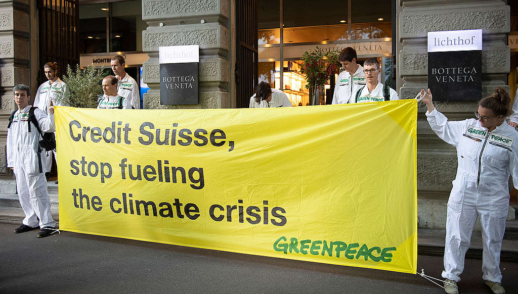 Wurde Greenpeace von Credit Suisse überwacht?