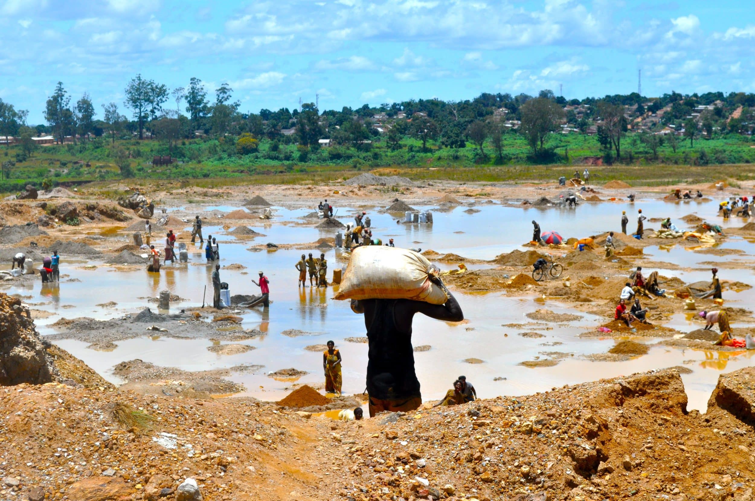 Arbeoter in einer Kupfermine in der Republik Kongo. © Fairphone
