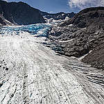 Gepatsch glacier has lost 40 meters of depth in the last 100 years (measurements: 2017/2018).