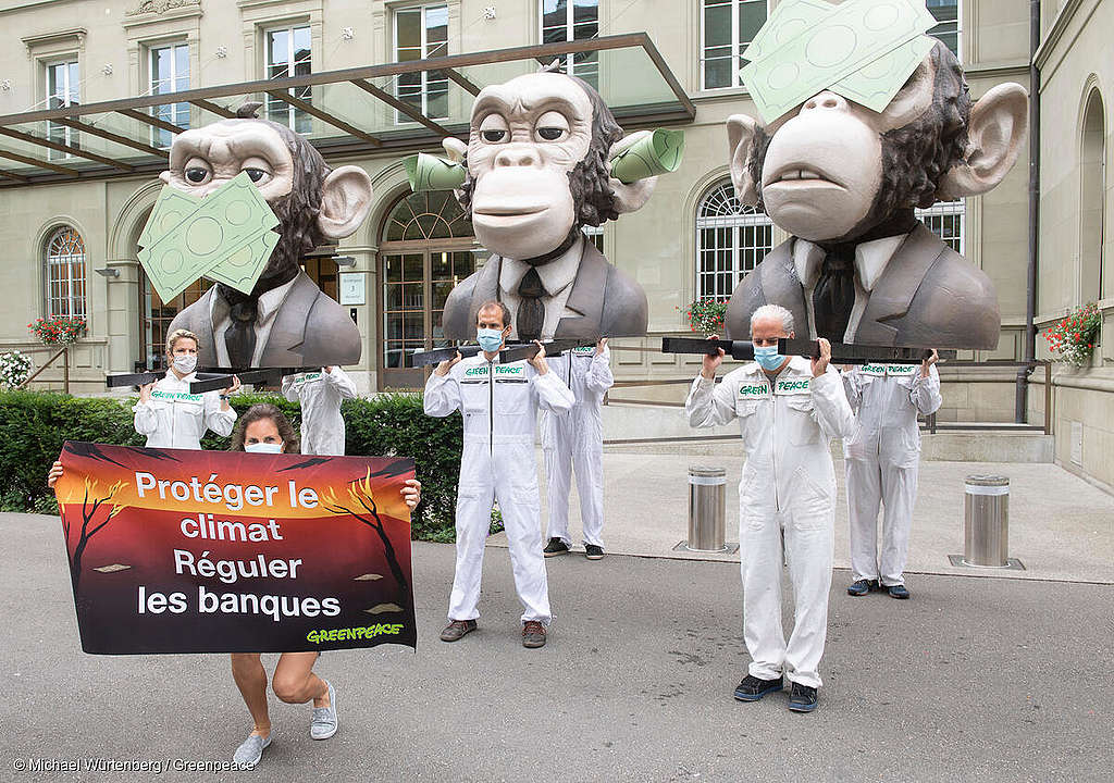 Climat: la Banque nationale suisse est très en retard sur ses voisins