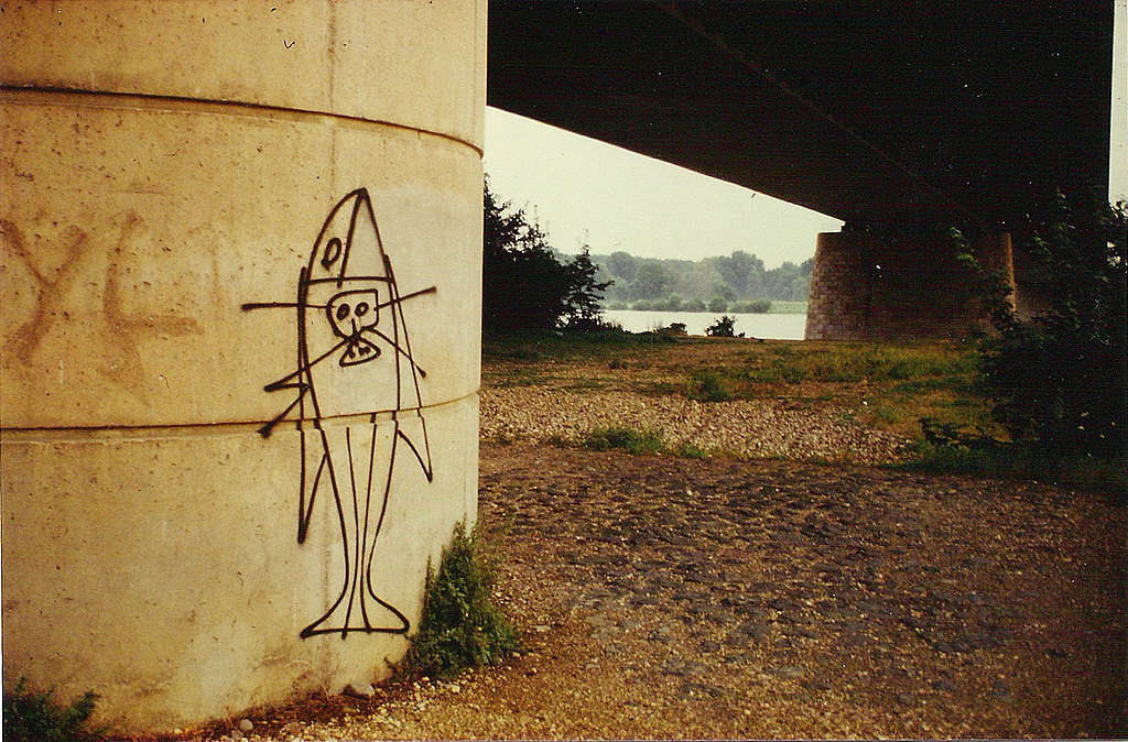 Der sprayende Umweltfreund