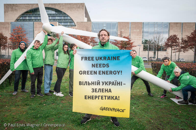 Freie Ukraine braucht grüne Energie