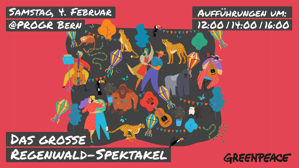 Das grosse Spektakel der Regenwaldtiere