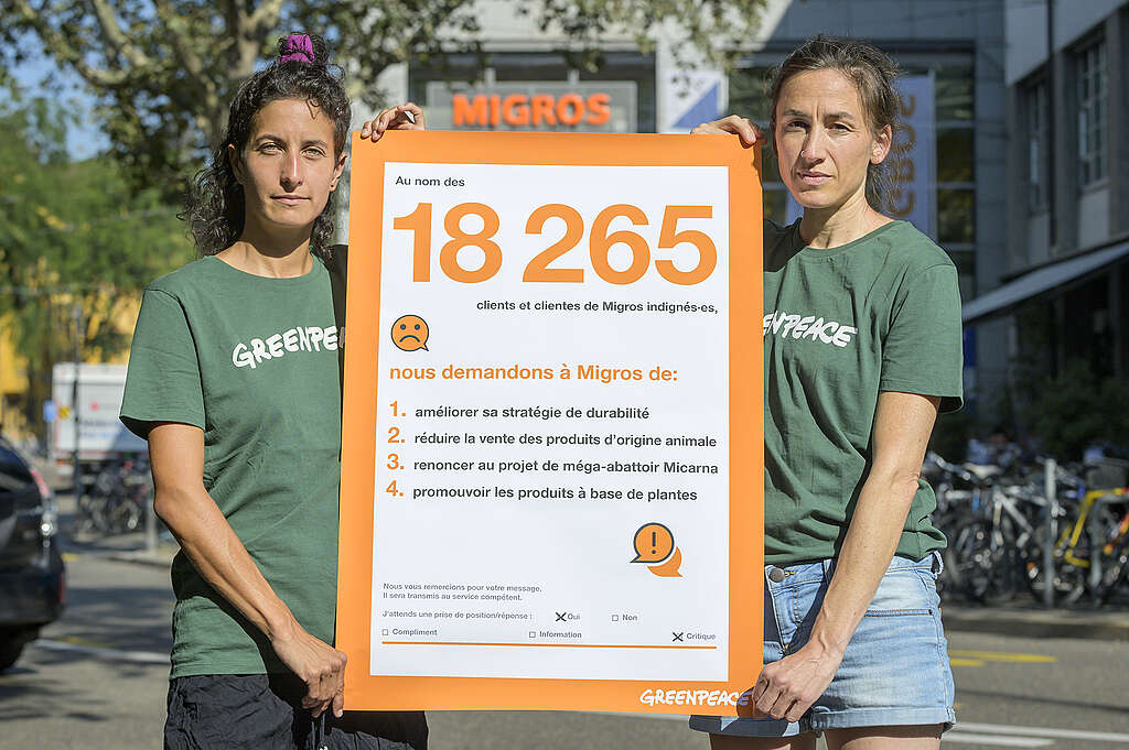 Migros: 18&rsquo;265 personnes demandent moins de viande et plus de durabilité