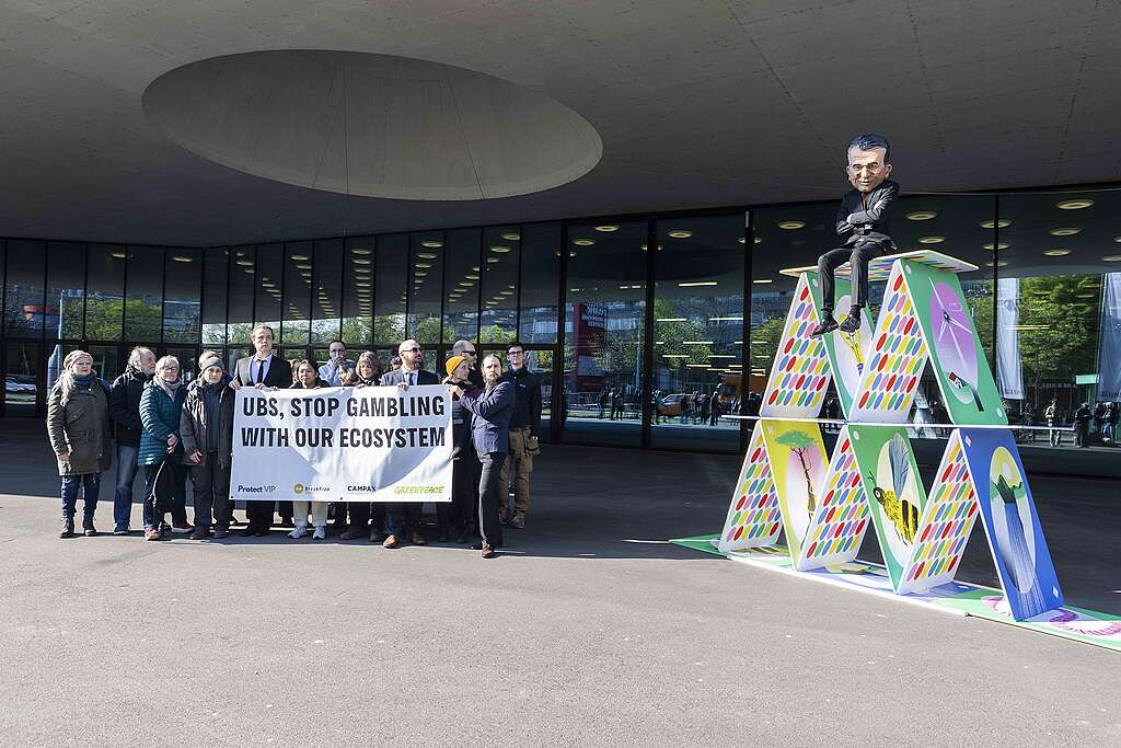 «UBS, stop gambling with our ecosystems!»