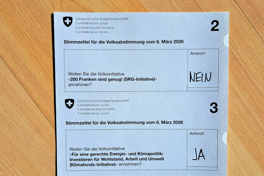 8. März: JA zum Klimafonds und NEIN zur Initiative gegen die SRG