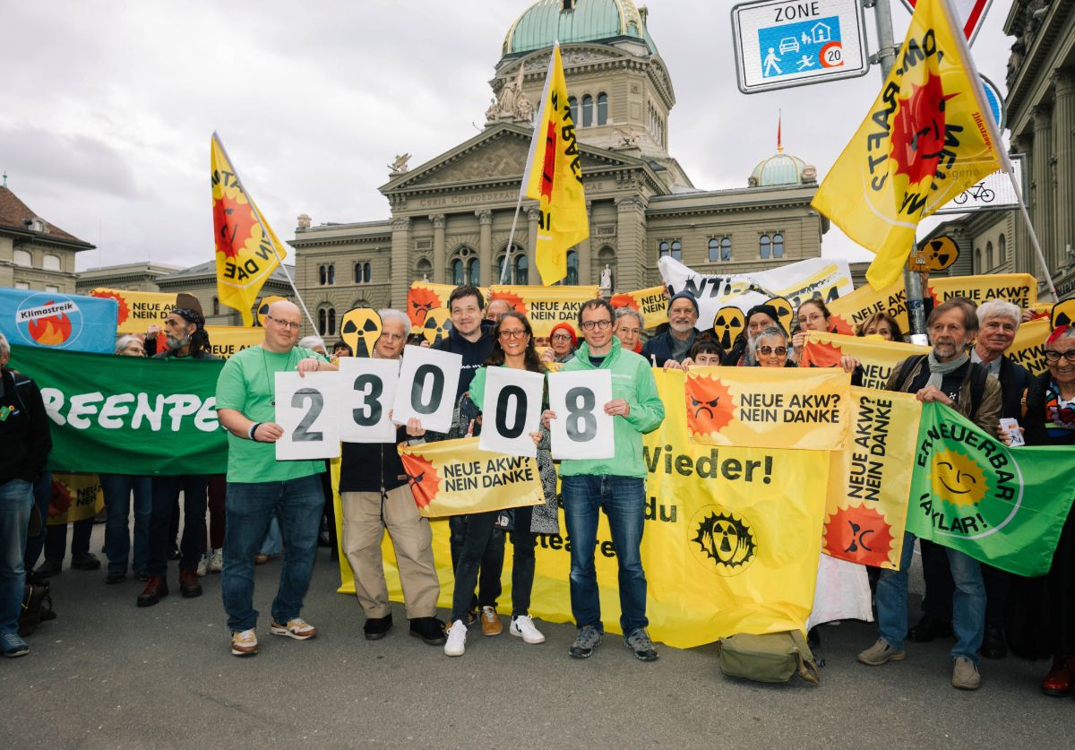 Neue AKW? 23’008 Menschen sagen Nein!