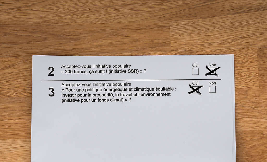 Le 8 mars: OUI au Fonds climat et NON à l’initiative contre la SSR