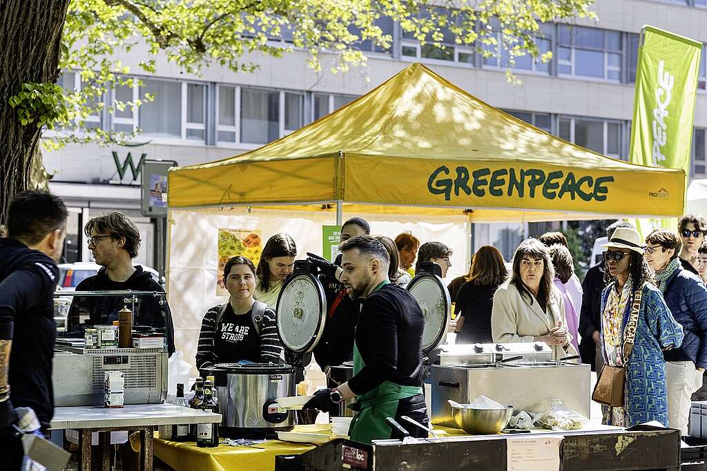 Natur zu Tisch: Über 275 Personen lassen sich in Basel von veganem Essen begeistern