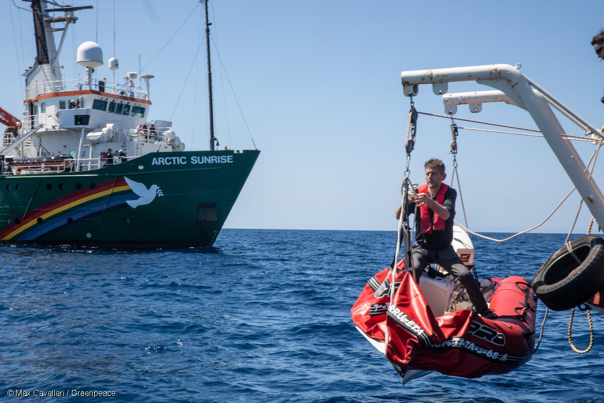 Greenpeace fordert von Bundesrat Cassis konkrete Schritte zum Schutz der Global Sumud Flotilla