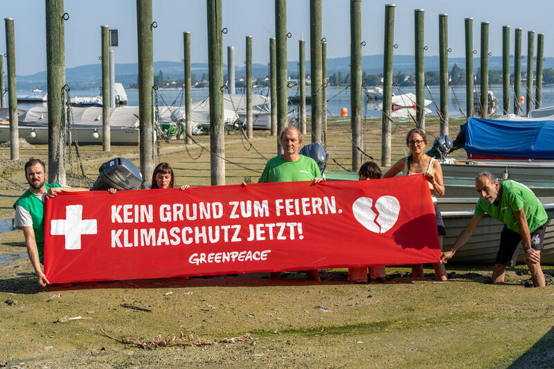 Extreme Trockenheit prägt den 1. August – Schweiz muss den Klimanotstand ausrufen und Sofortmassnahmen ergreifen 