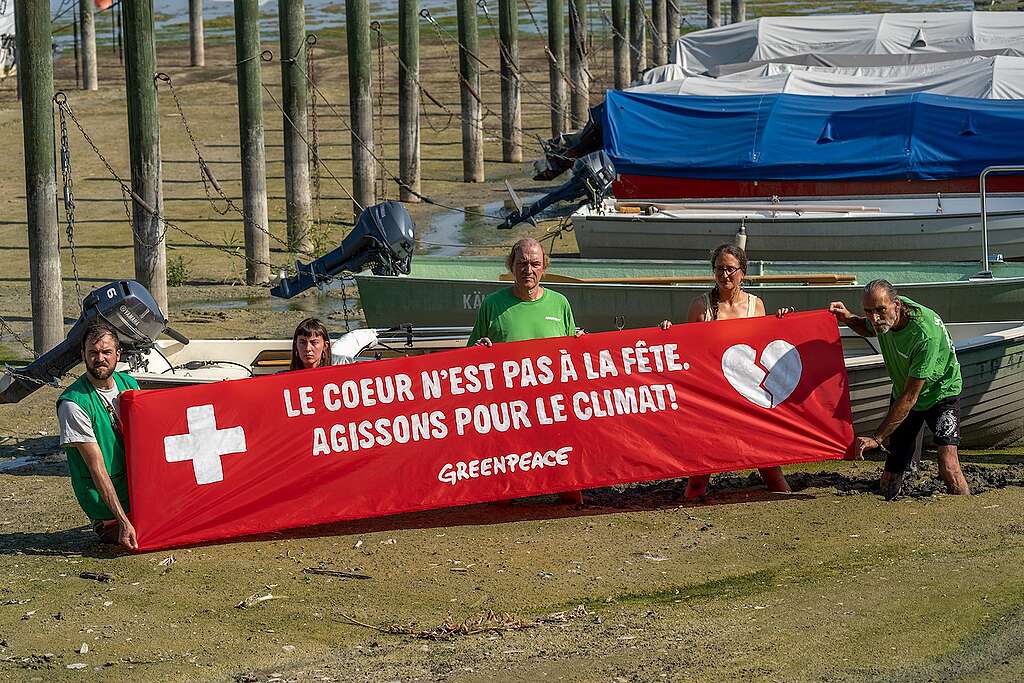 1er août marqué par une extrême sécheresse: la Suisse doit déclarer l’urgence climatique et prendre des mesures immédiates 